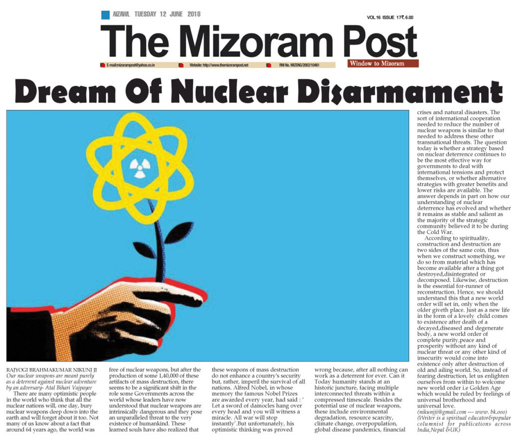 Dream of Nuclear Disarmament